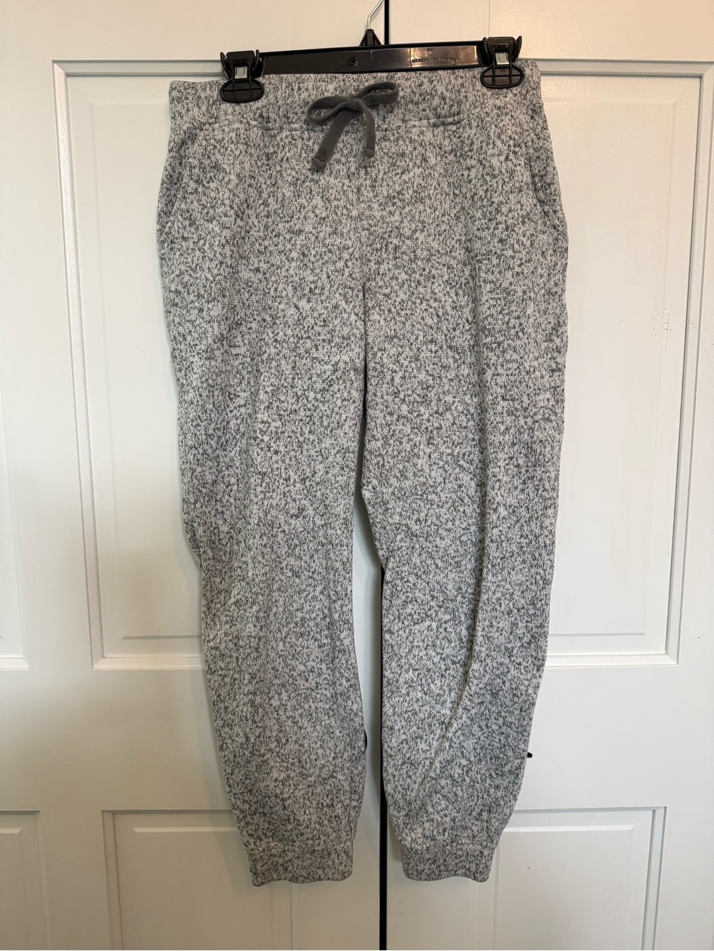 L.L. Bean Heather Gray Knit Jogger Sweatpants